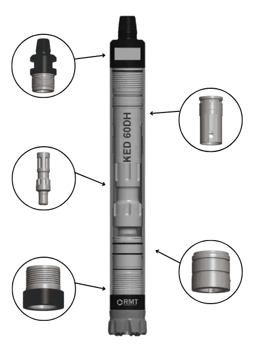 5.5 to 7 Hole Dia Parts
